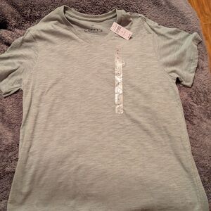 NWT Men's Cuffy's Sage Green Short Sleeve Tee